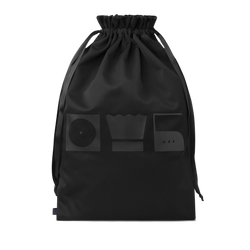 black laundry bag