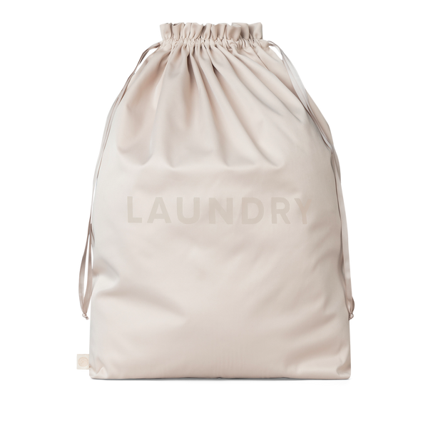 large laundry bag beige