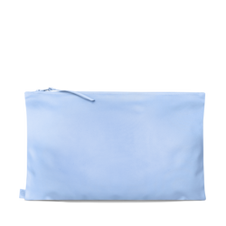 Light blue travel pouch for make up
