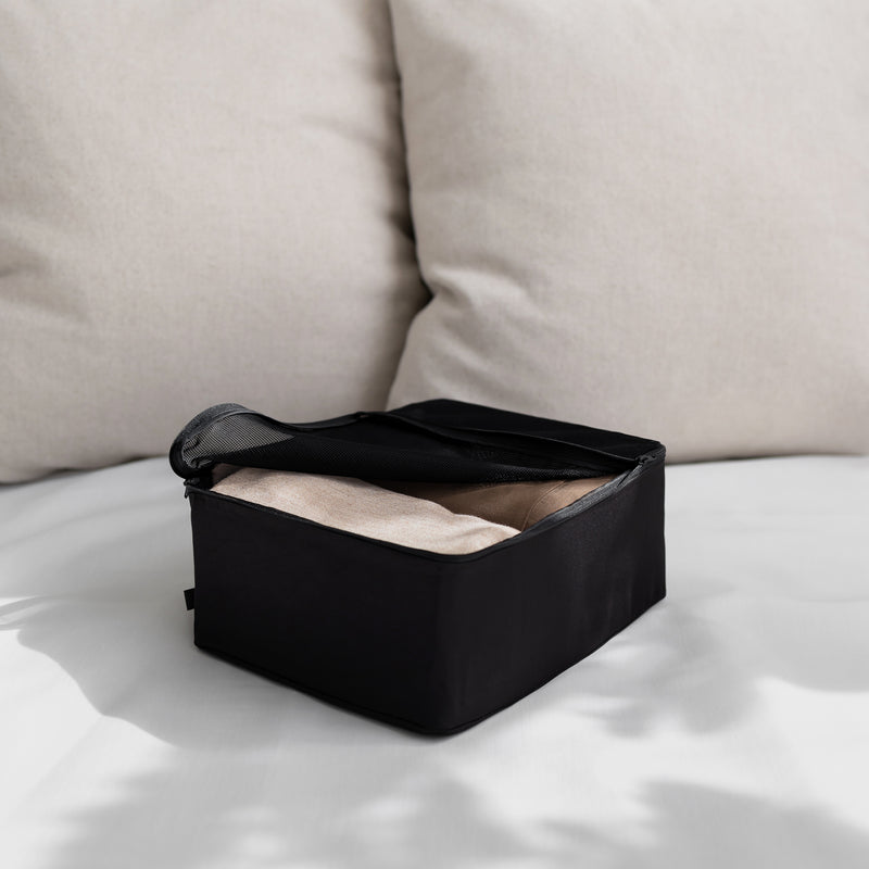 small packing cube in black