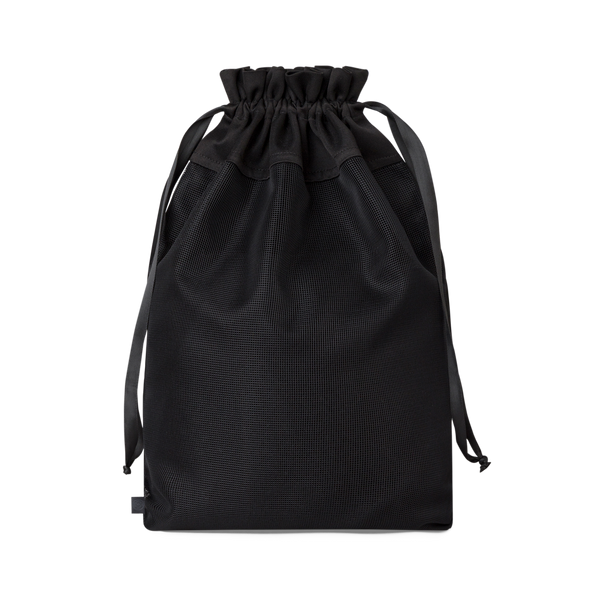 Black transparent travel bag
