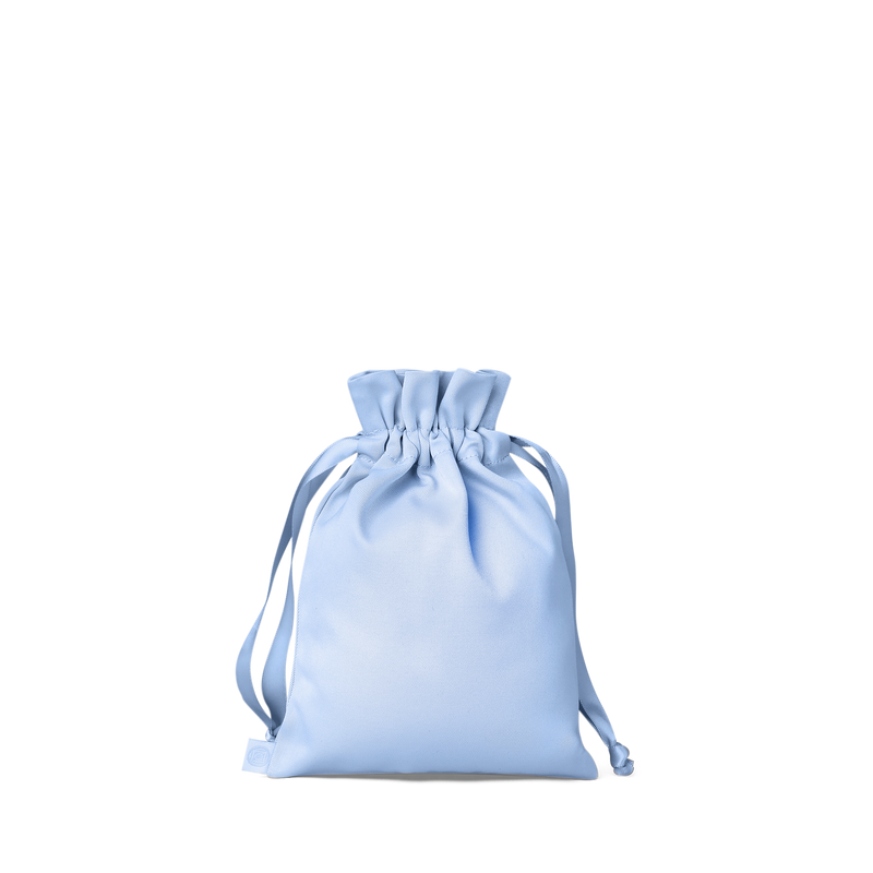 Small travel bag in light blue