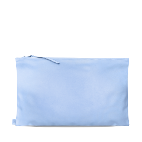 Large Canvas Tablet Pouch, Blue (Transparent)